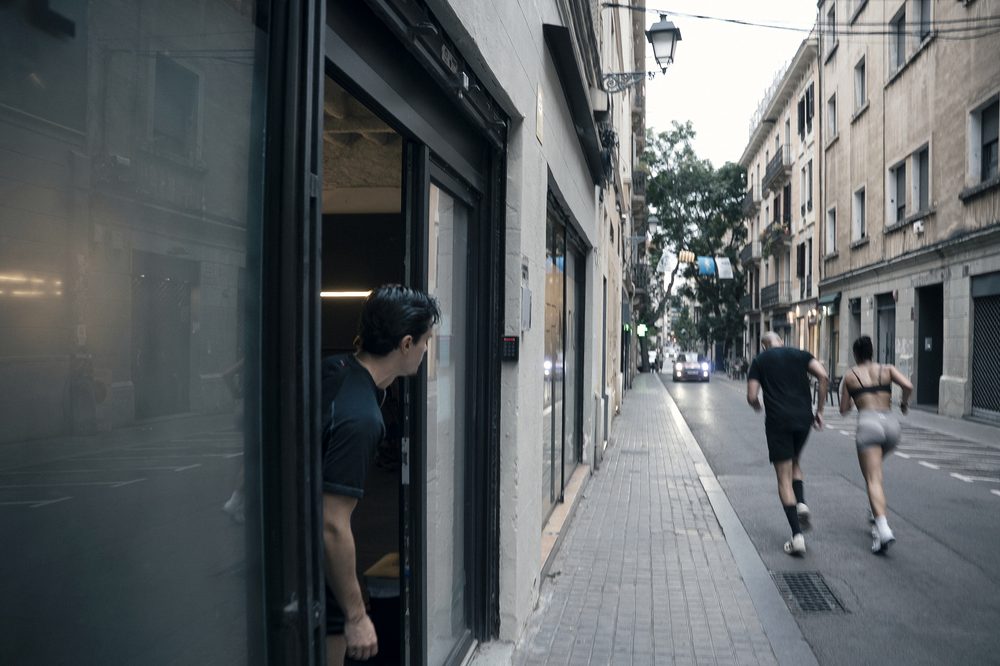 The street in Gràcia, Barcelona, outside PrepNation